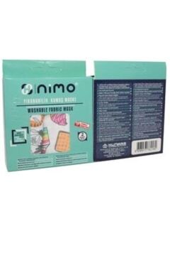 Nimo Yıkanabilir 2 Adet Pediatrik Kumaş Maske