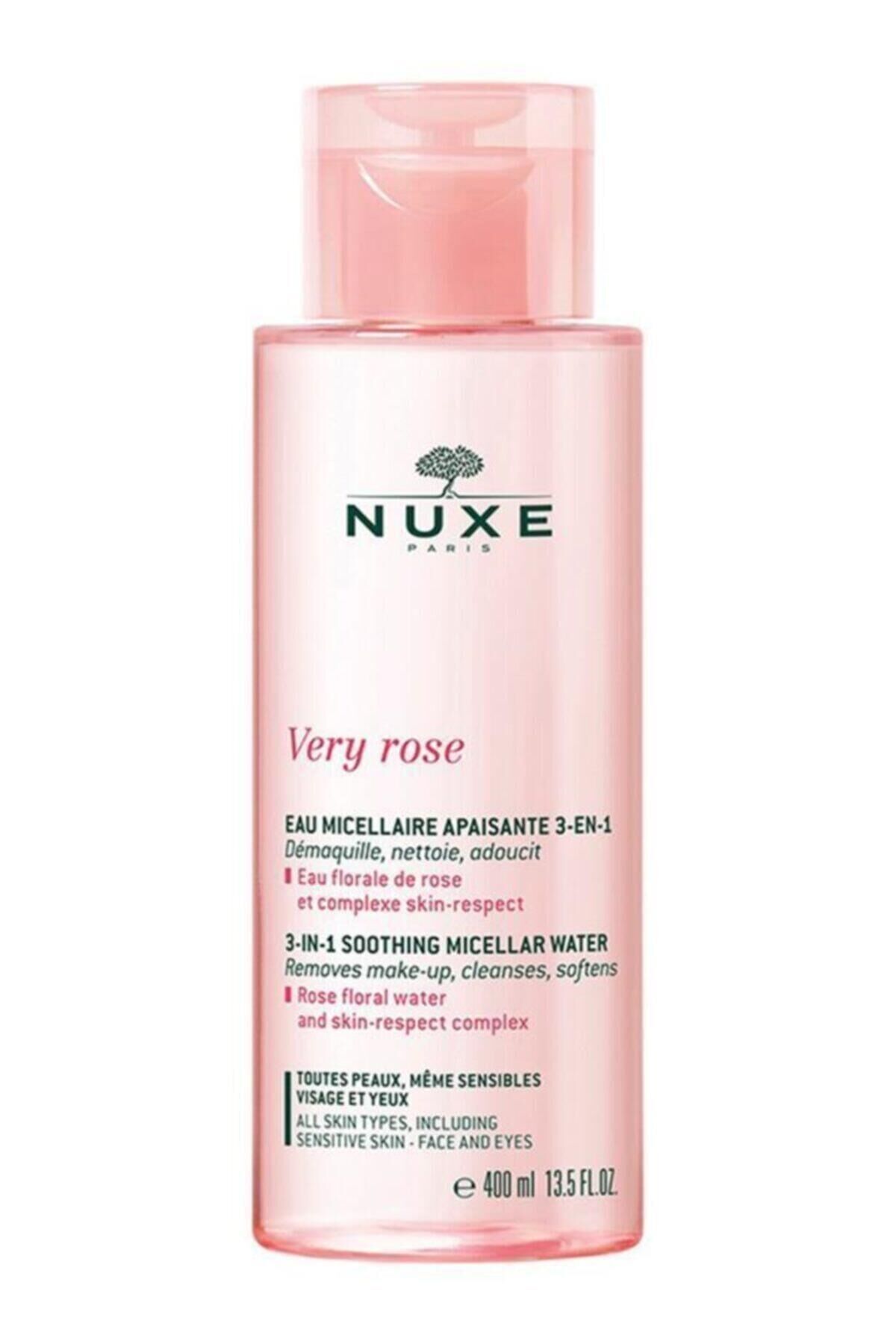 Nuxe Very Rose 3 In 1 Temizleme Suyu 400 ml