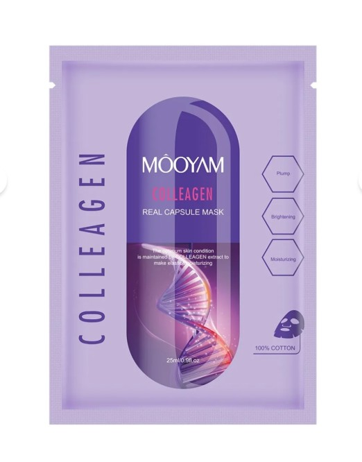 MOOYAM Capsule Mask Collegen Kağıt Yüz Maskesi