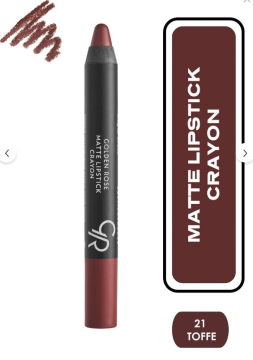 Golden Rose Matte Lipstick  Crayon No:21