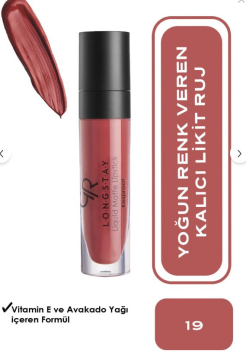Golden Rose Longstay Liquid Matte Lipstick No:19