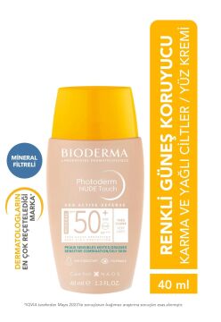 Bioderma Photoderm Nude Touch Spf50+ Very Light 40 Ml