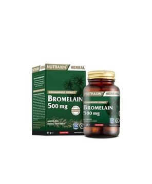 Nutraxin Bromelain 500 mg 60 Kapsül