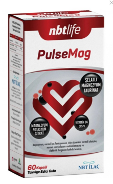NbtLife PulseMag Magnezyum İçeren Takviye Edici Gıda 60 Kapsül