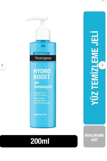 Neutrogena Hydro Boost Temizleyici Water Gel 200 Ml