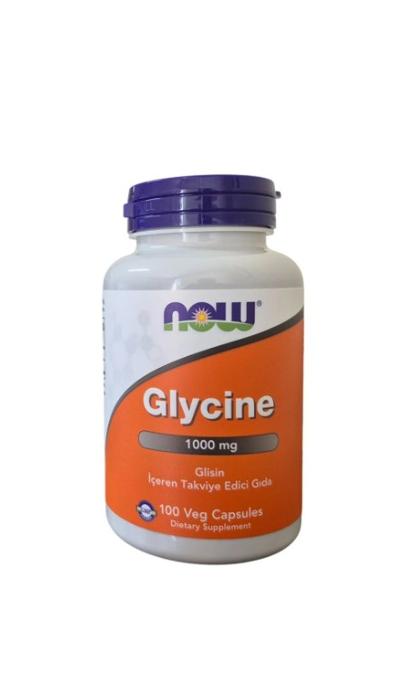 Now Glycine 1000 mg 100 Kapsül