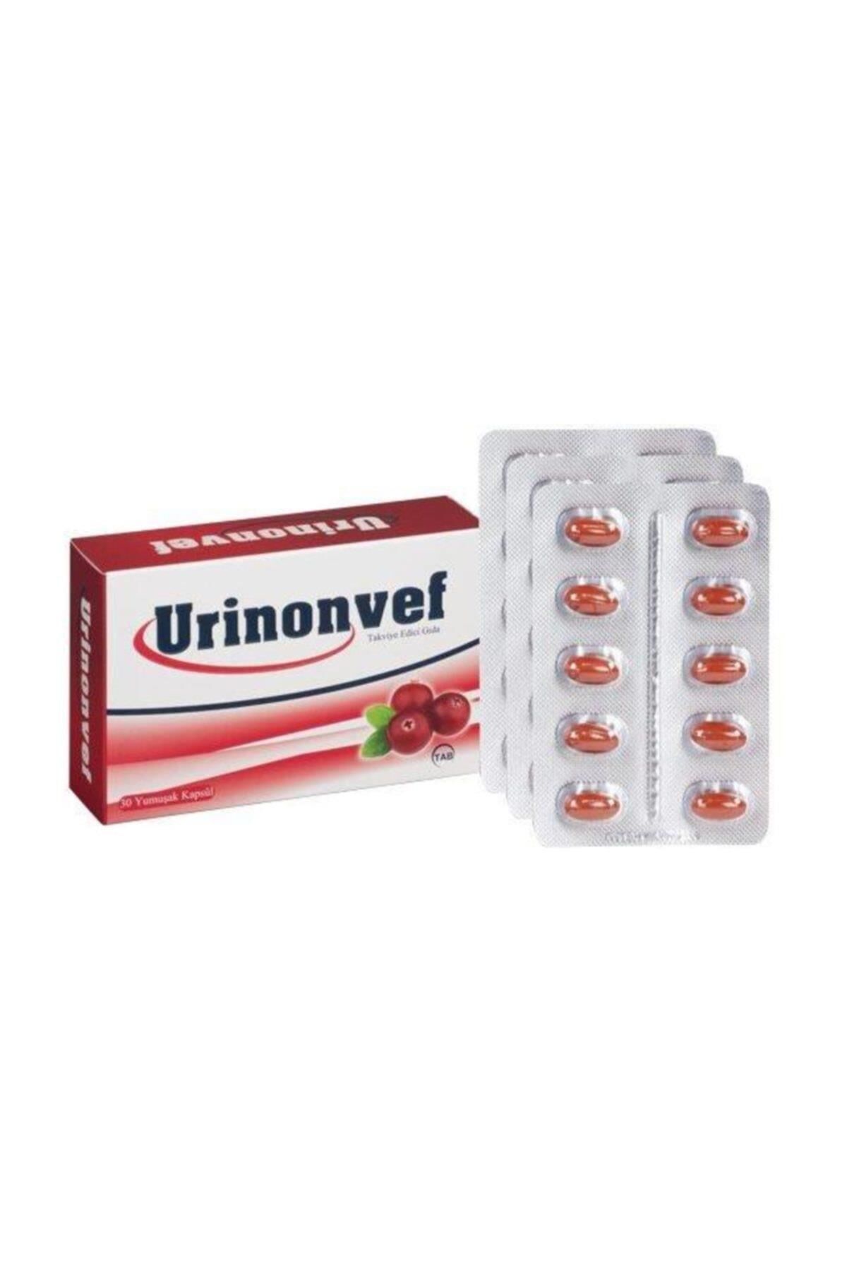 Urinonvef Cranberry 30 Kapsül-Besin Takviyesi