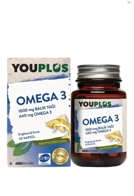 Youplus Omega 3 1000 Mg 30 Kapsül