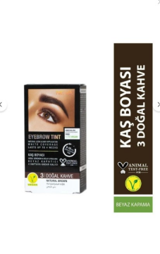 Nevacolor 3 Doğal Kahve Amonyaksız Kaş Boyası %100 Vegan