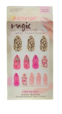 Orange Takma Tırnak Tak ve Çık - Kod: 029