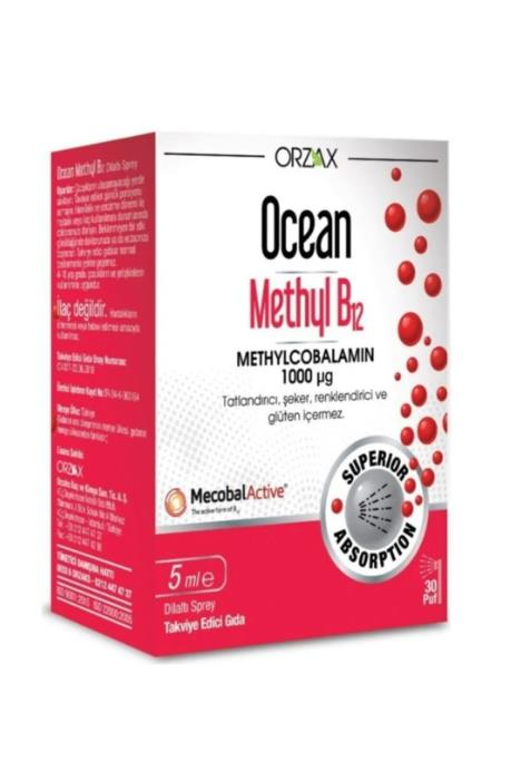 Ocean Methyl 1000mcg B12 Sprey 5ml