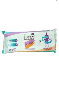 LUX Vücut Temizleme Havlusu 50'li