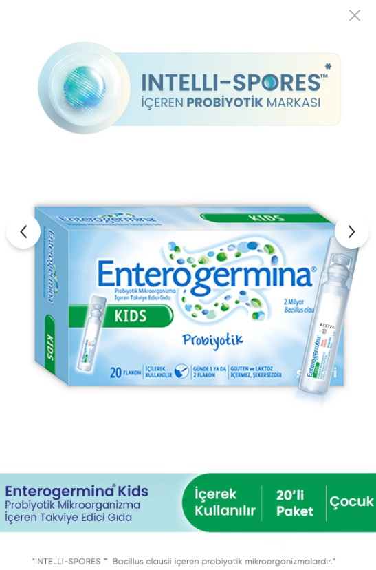 Enterogermina Kids 5 ml 20 Flakon