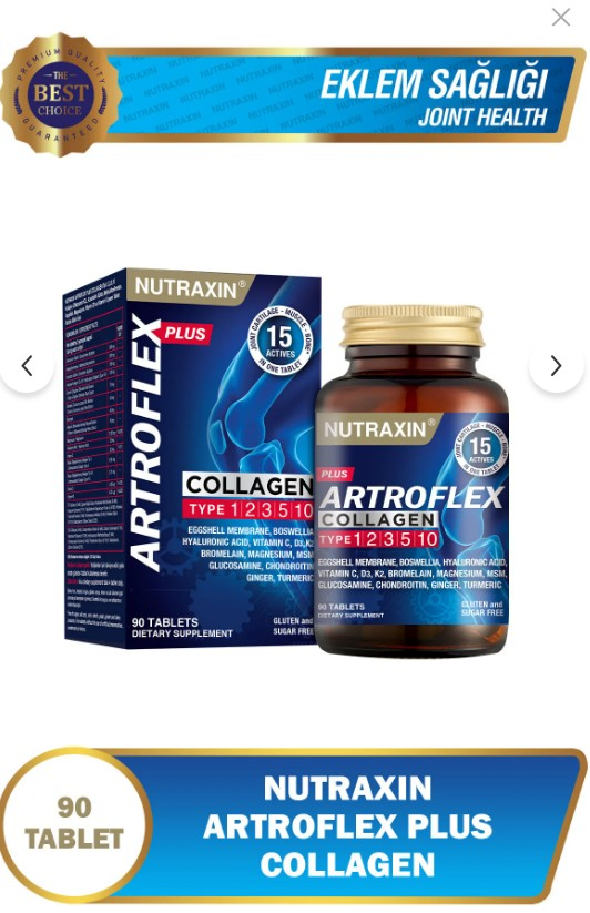 Nutraxin Artroflex Plus Collagen 90 Tablet