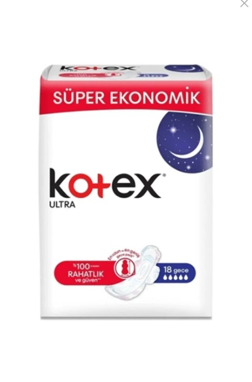 Kotex Ultra Süper Ekonomik Paket Gece 16'lı
