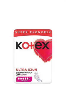 Kotex Ultra Quadro Uzun Ped 18 Li