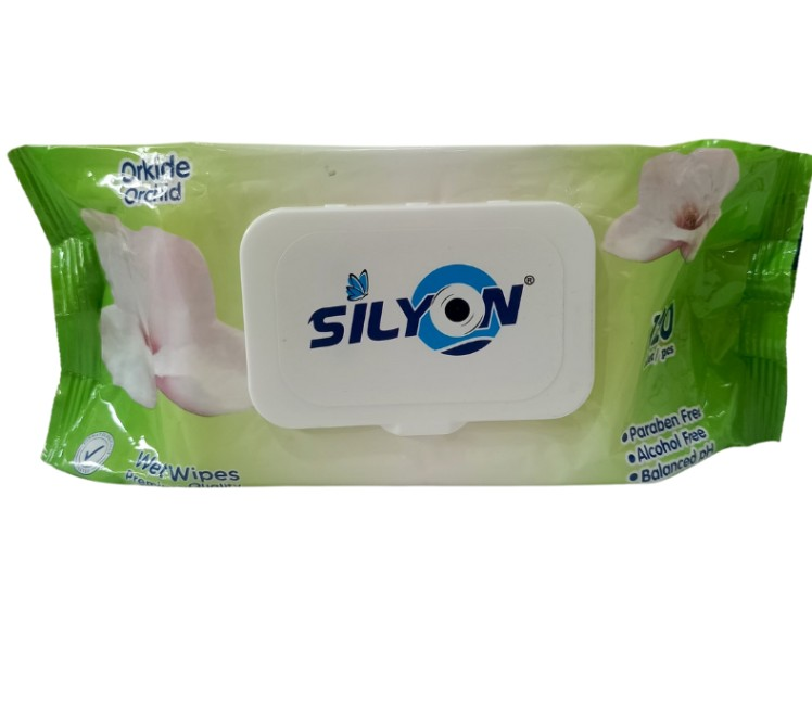 Silyon Islak Mendil Orkide 120Li