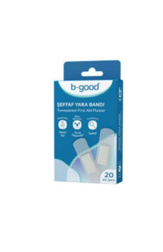 B-GOOD Şeffaf Yara Bandı 20 Adet