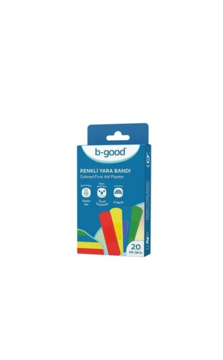 B-GOOD Renkli Yarabandı 20 Adet