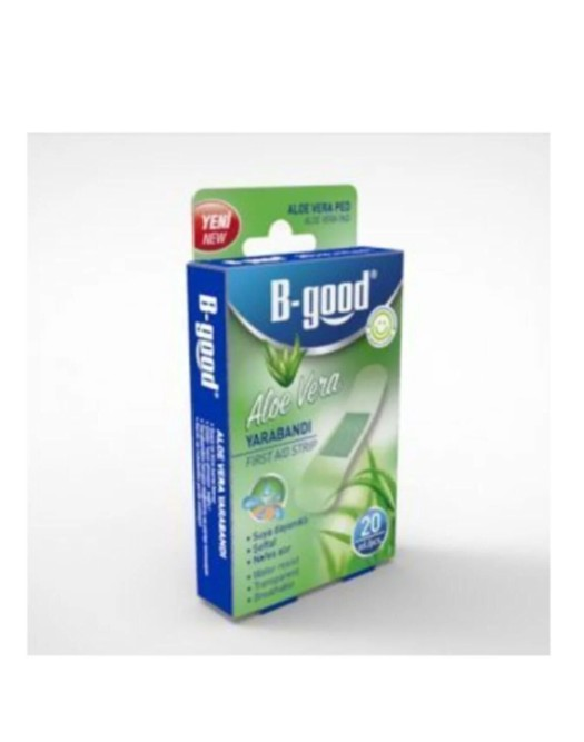 B-GOOD Aloe Vera Suya Dayanıklı Yara Bandı 20'li