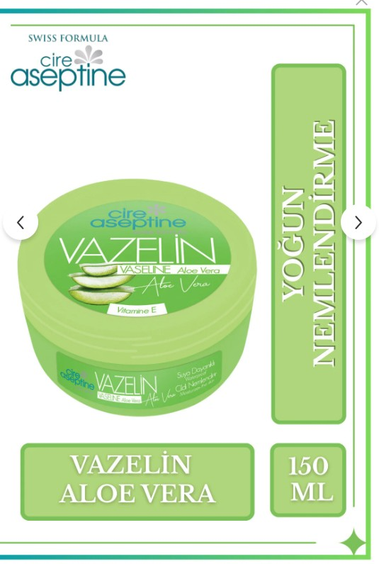 Cire Aceptine Vazelin Aloe Vera 150 Ml
