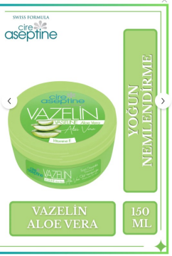 Cire Aceptine Vazelin Aloe Vera 150 Ml