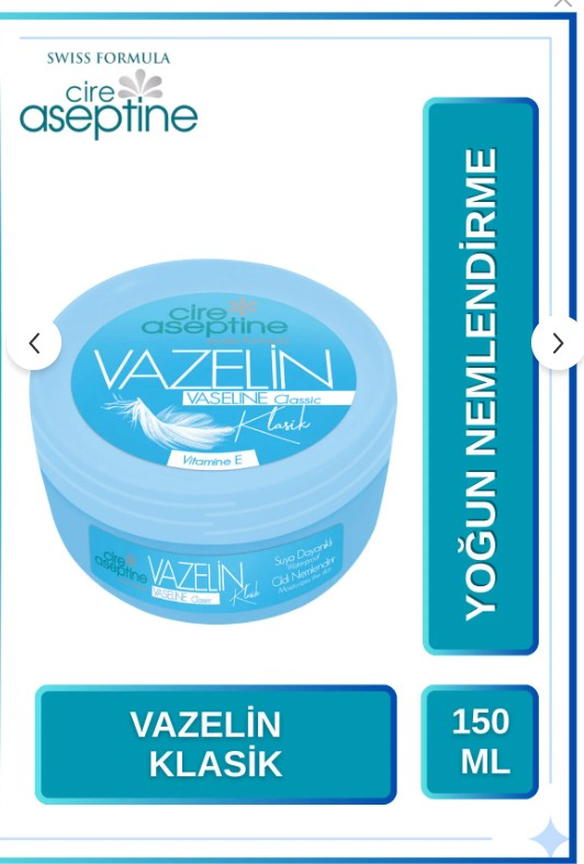 Cire Aceptine Vazelin Klasik 150 Ml