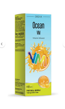 Ocean Vm Vitamin Mineral 150ml Portakallı Şurup
