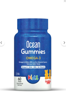 Orzax Ocean Gummies Omega-3 Kids 60 Adet Çiğnenebilir Jel Form