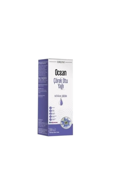 Orzax Ocean Çörek Otu Yağı Soğuk Sıkım 150 ml