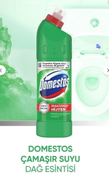 Domestos Çamaşır Suyu 750 ml Maksimum Hijyen Dağ Esintisi Yoğun Kıvamlı