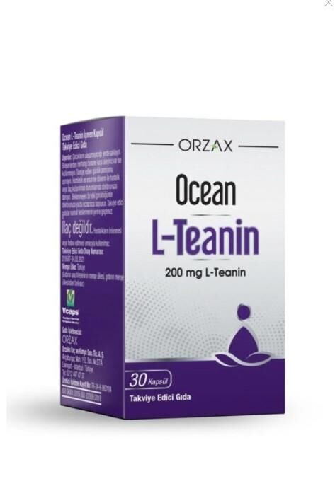 Orzax Ocean L-Teanin Takviye Edici Gıda 30 Kapsül