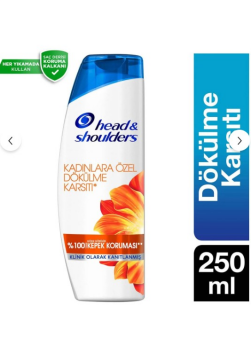 Head And Shoulders Kadınlara Özel Dökülme Karşıtı Kepeğe Karşı Etkili Şampuan 250 Ml