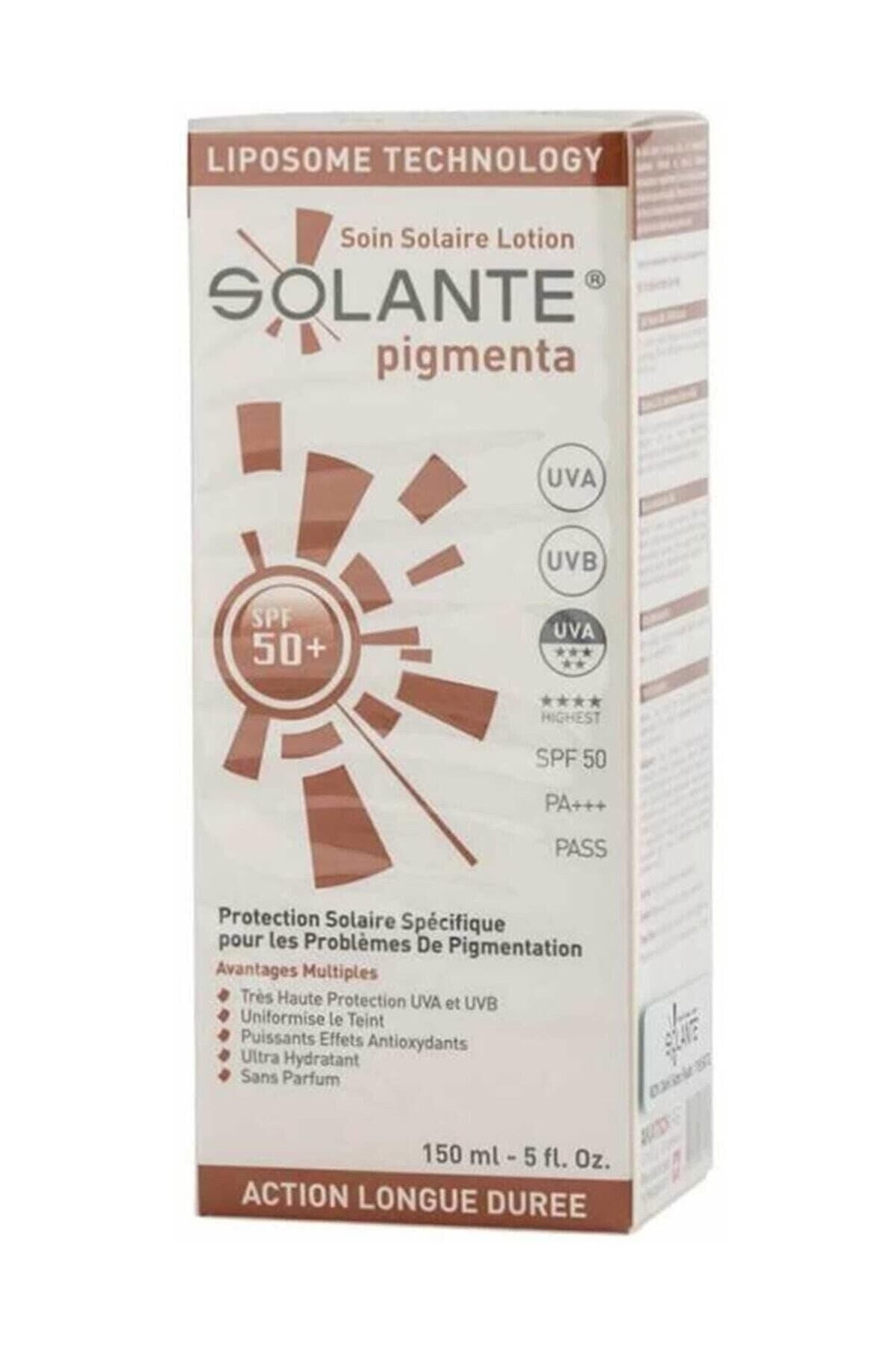 Solante Pigmenta Koyu Lekelere Karşı Güneş Losyonu Spf 50+ 150 ml