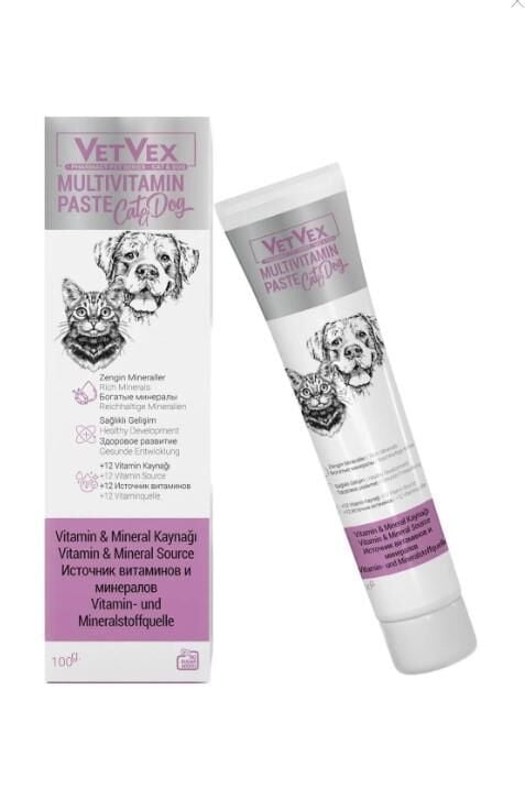 Vetvex Multıvıtamın Pasta Kedi Ve Köpekler İçin -Vitamin Ve Mineral