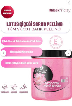 Smoothly Lotus Çiçeği Özlü Canlandırıcı & Yumuşatıcı El Ayak Ve Vücut Bakım Peelingi 800gr