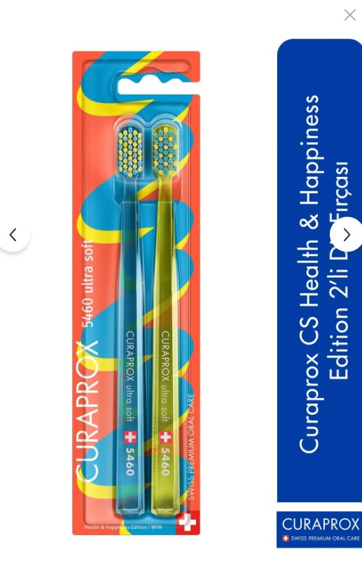 Curaprox CS 5460 Health Happiness Edition 2'li Diş Fırçası