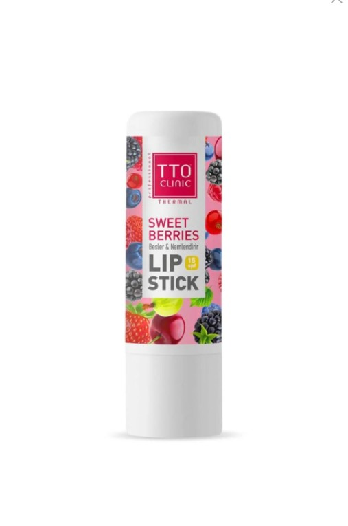 TTO Dudak Koruyucu Stick SPF 20 Nemlendirici Tatlı Meyve Aromalı X Günlük