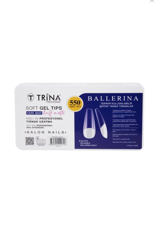 Trina Soft Jel Takma Tırnak - Ballerina  (YARI MAT) 550' Li