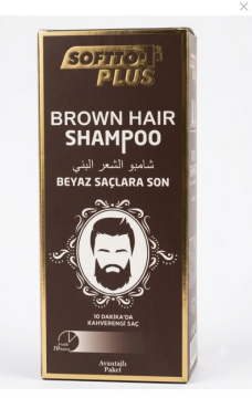 Softto Plus Shampoo Brown Hair Koyulaştırıcı(Kahverengi) 350 Ml