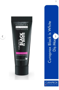 Curaprox Black Is White Diş Macunu 10 ml
