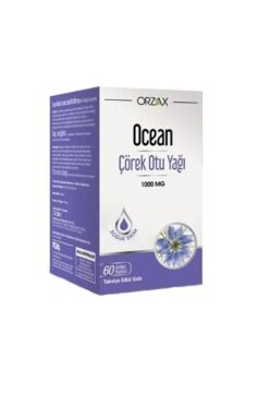 Orzax Ocean Çörek Otu Yağı 60 Kapsül