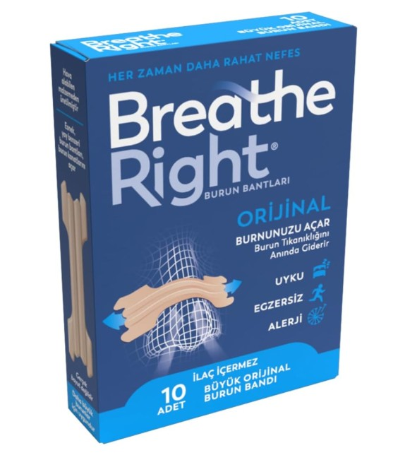 Burun Bandı Extra Güçlü Standart Boy 10’lu (HORLAMA VE BURUN TIKANIKLIĞI IÇİN) - 1