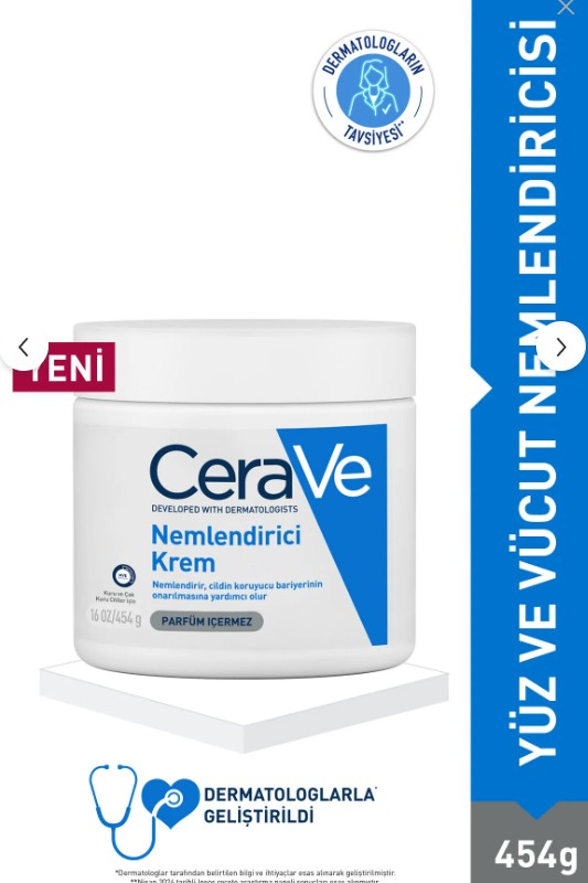 CeraVe - Vücut Nemlendirici Krem - 454Gm