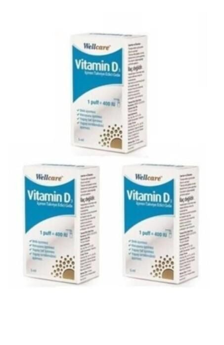 Wellcare Vıtamın D3 400 Iu 5 ml 3 Adet