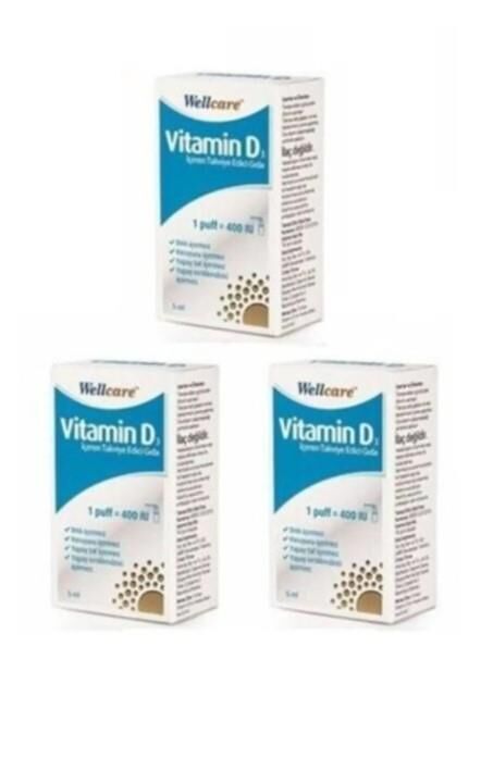 Wellcare Vıtamın D3 400 Iu 5 ml 3 Adet