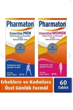 Pharmaton Essential Men & Women 30 Tablet 2'li Paket