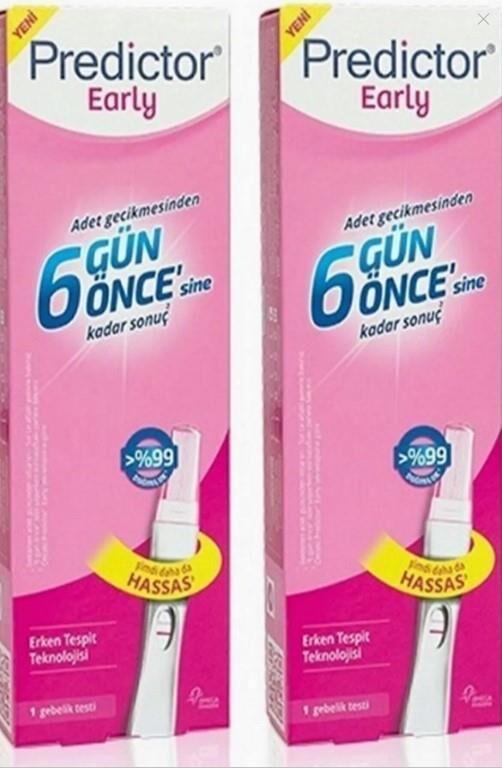 Predictor Early Erken Gebelik Testi 2li