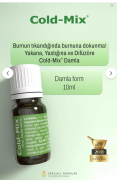 Cold-Mix Cold Mix Inhaler Damla 10 Ml