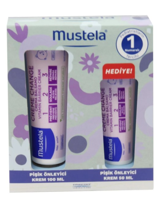 Mustela Vitamin Barrier 1-2-3 Pişik Önleyici Krem 100 gr + 50 gr Hediyeli